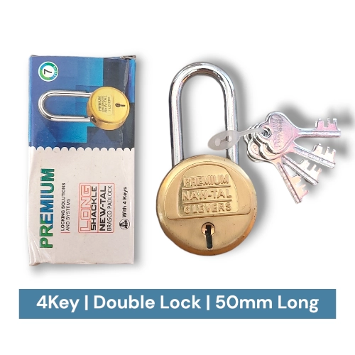 Primium Padlock 50mm Long Shackle