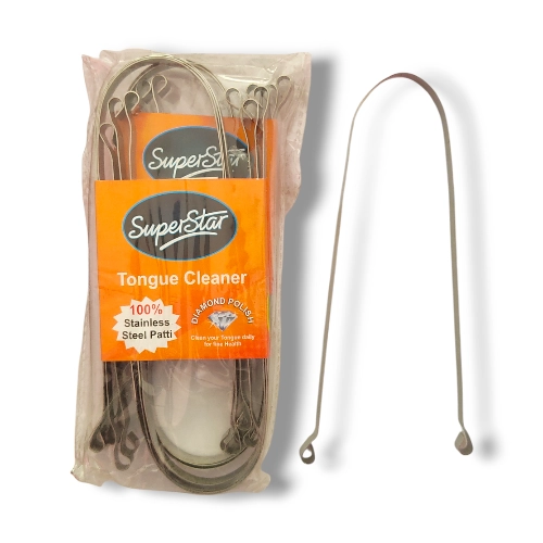 Steel Handle Flate Tounge Cleaner