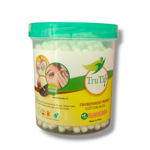 Trutip Cotton Swab Ear Buds (Jar)