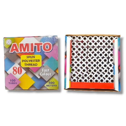 Amito Sewing Reel Thred  White 300mtr