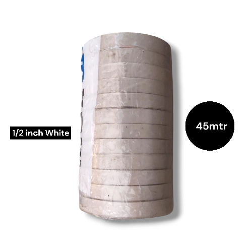 1/2 inch 45mtr White Bopp Adhesive Tape