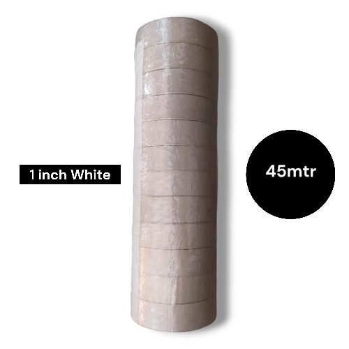1inch 45mtr White Bopp Adhesive Tape