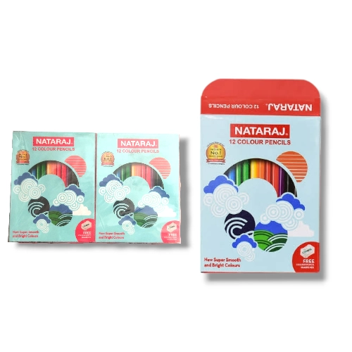 Nataraj 12 Shades Pencil Colours