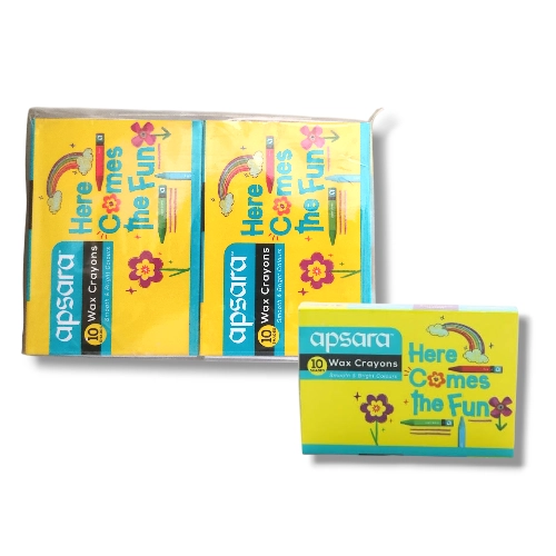 Apsara 10 Wax Crayons