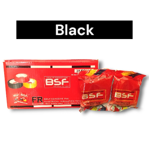BSF Black Pvc Electric Tape