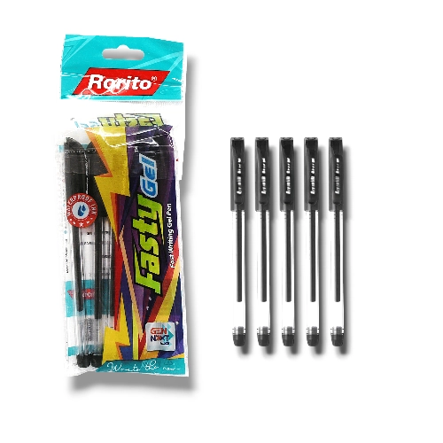 Rorito Black Fasty Gel Pen