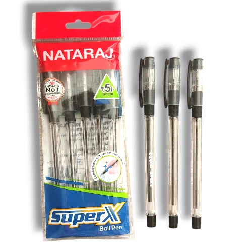 Nataraj Black Super-x Ball Pen
