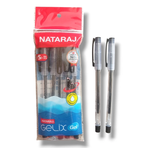 Nataraj Black Gelix Gel Pen