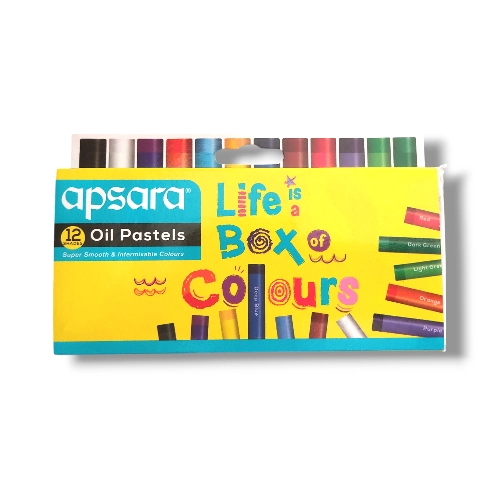 Apsara 12 Shades Oil Pastels Colours