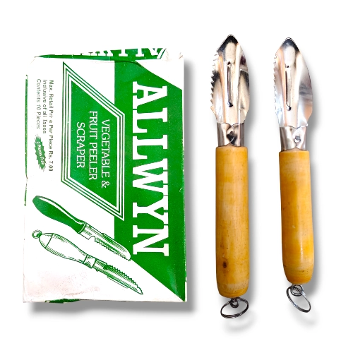 Allwyn Wooden Handle Peeler