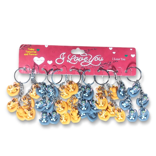 Tom & Jerry Bis Rubber Keychain