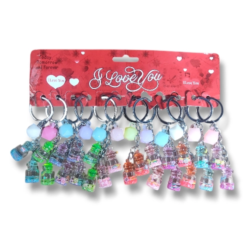 Fancy Double Bottel Keychain
