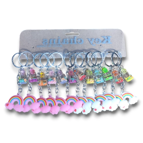 Rainbow Bottel Keychain