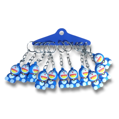 Small Doremon Rubber Keychain