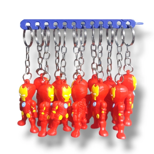 Iron Man Rubber Keychain
