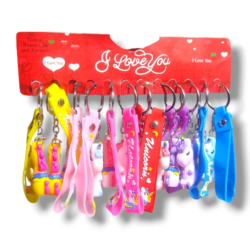 Unicorn Riban Keychain
