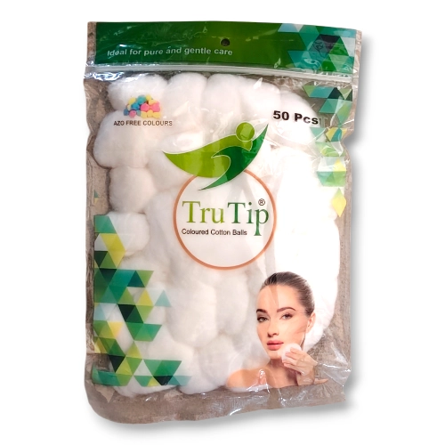 Trutip Cotton Balls White