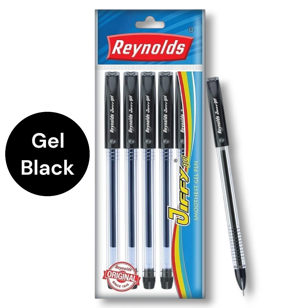 Reynolds Jiffy Black Gel Pen