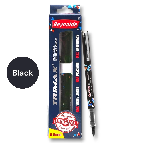 Reynolds Trimax Gel Pen 0.5mm Black
