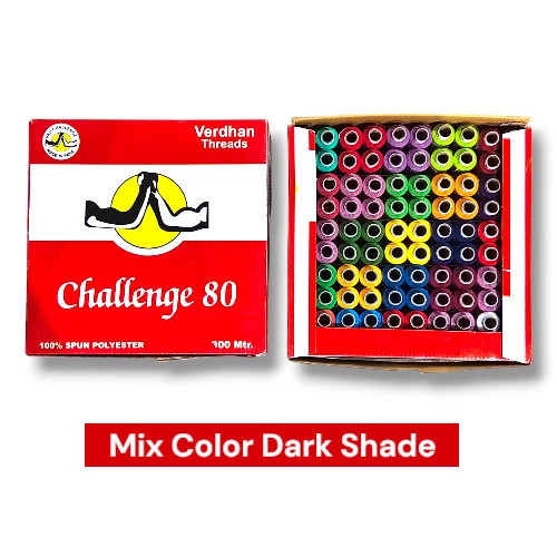Challenge Sewing Reel Thred Dark Shade 300mtr