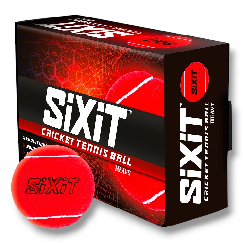 Sixit Red Cricket Tennis Ball