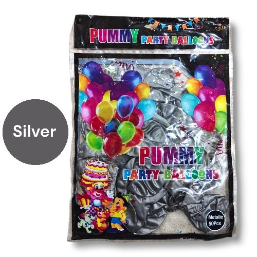 Party Balloon Silver Metalic