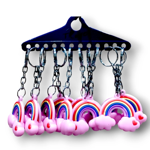 Fancy Rainbow Keyring TK040