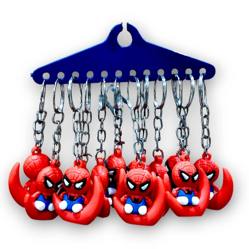 Sitting Spiderman Keyring TK048